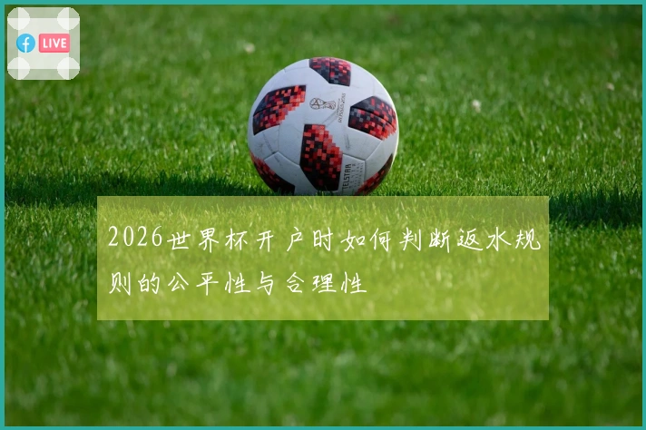 2026世界杯开户时如何判断返水规则的公平性与合理性