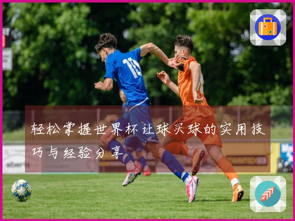 轻松掌握世界杯让球买球的实用技巧与经验分享